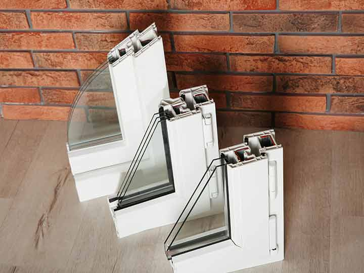 Plastic windows and doors